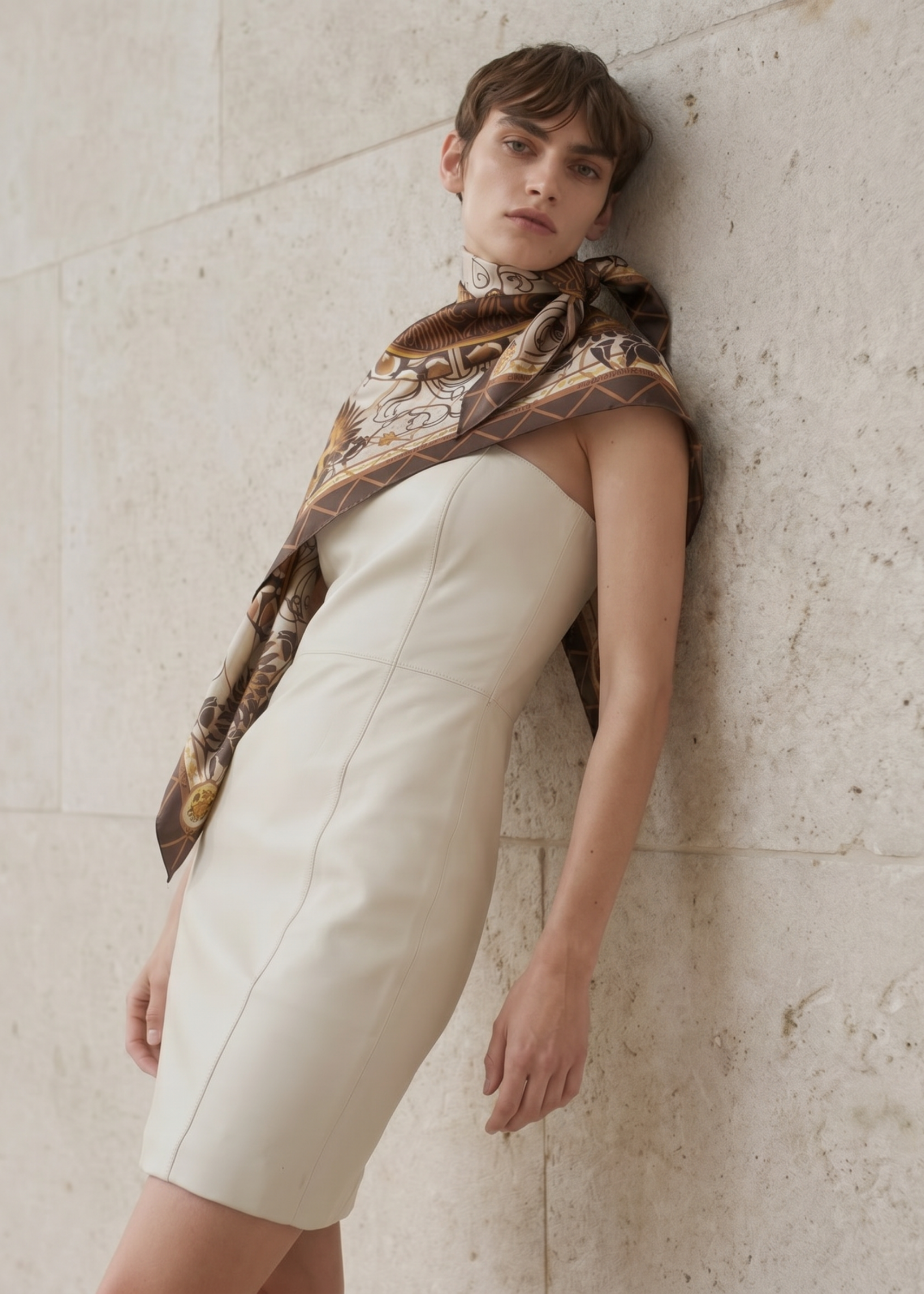 Silk scarf 90 "Vienna 03"