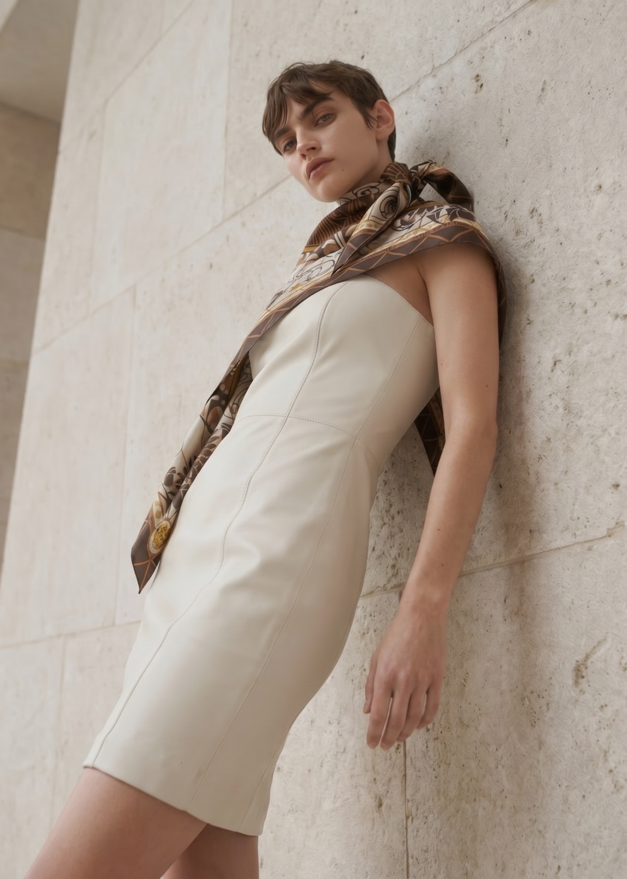 Silk scarf 90 "Vienna 03"
