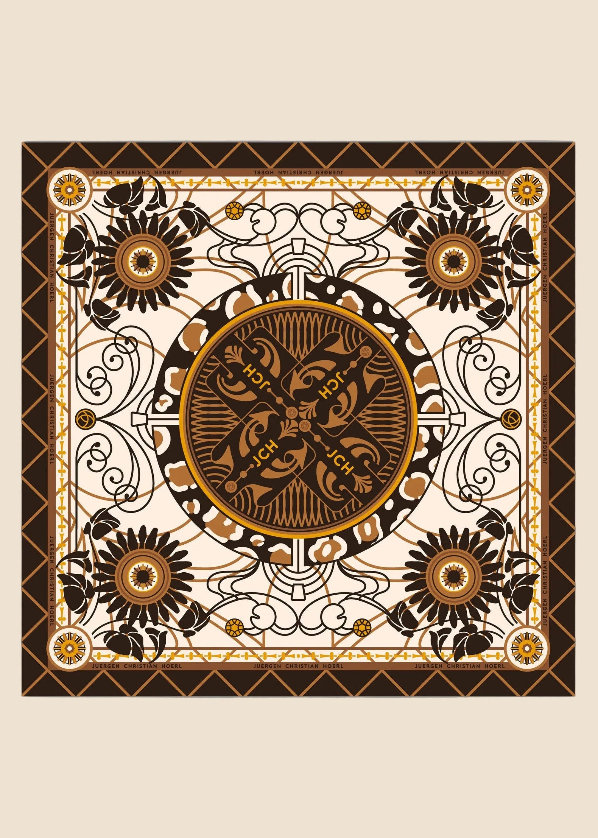 Silk scarf 90 "Vienna 03"