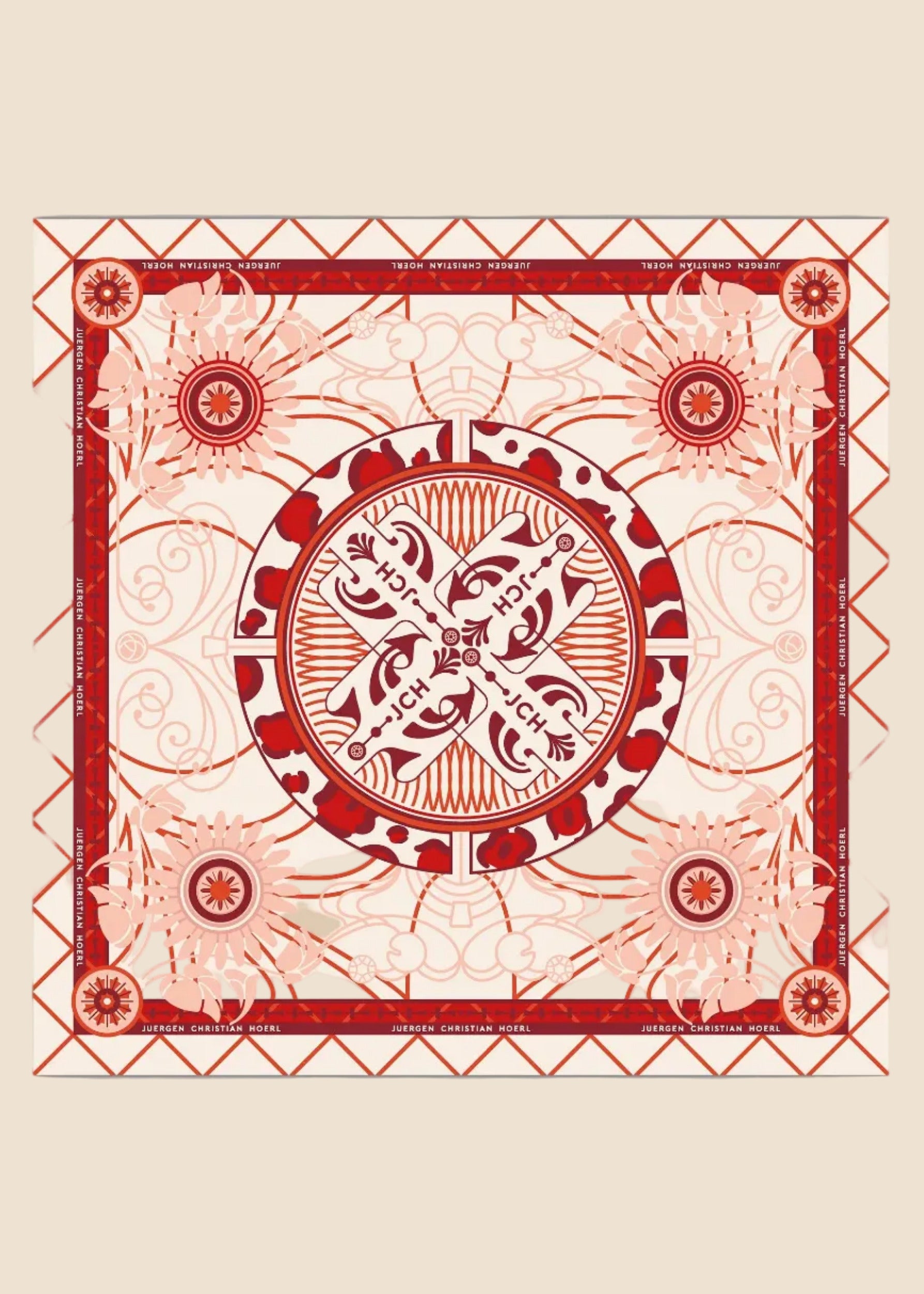Silk scarf 90 "Vienna 04"