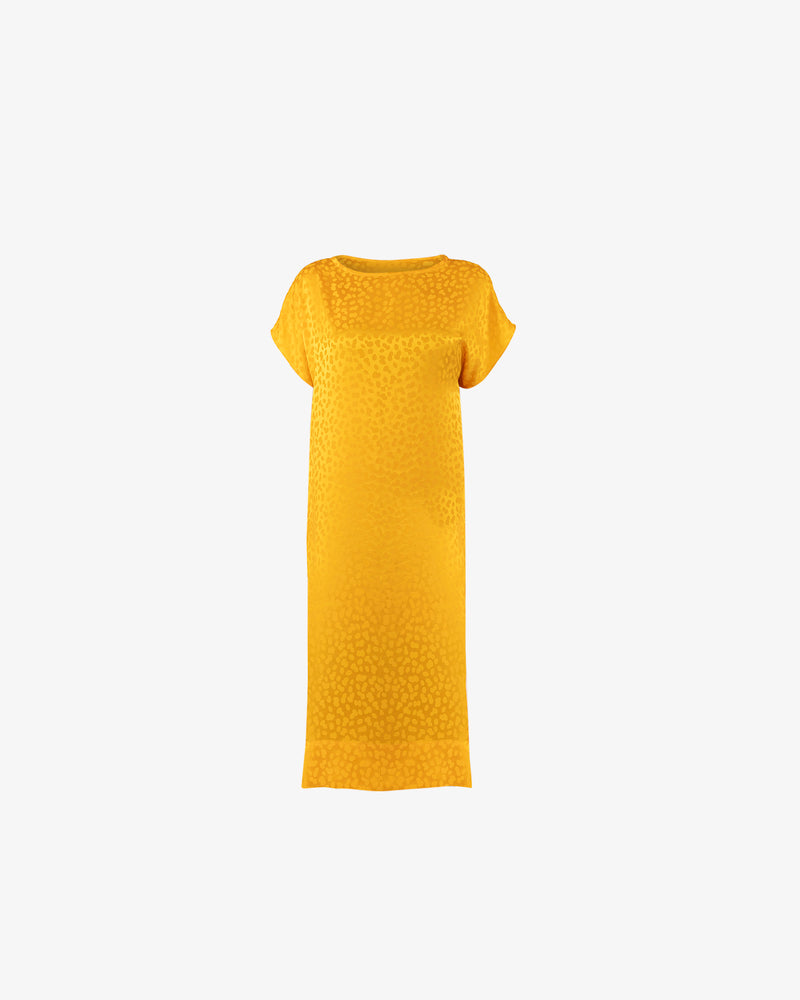 Silk grosgrain dress