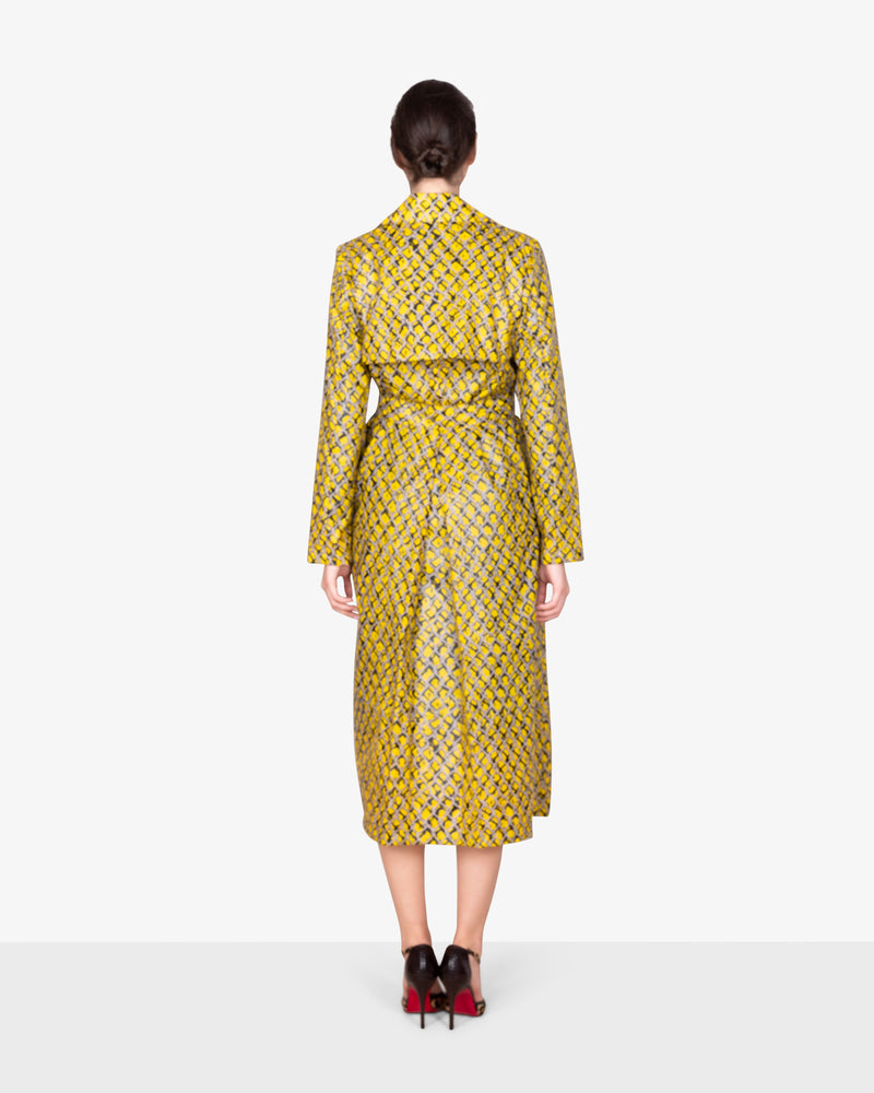 Trenchcoat mit Motivprint