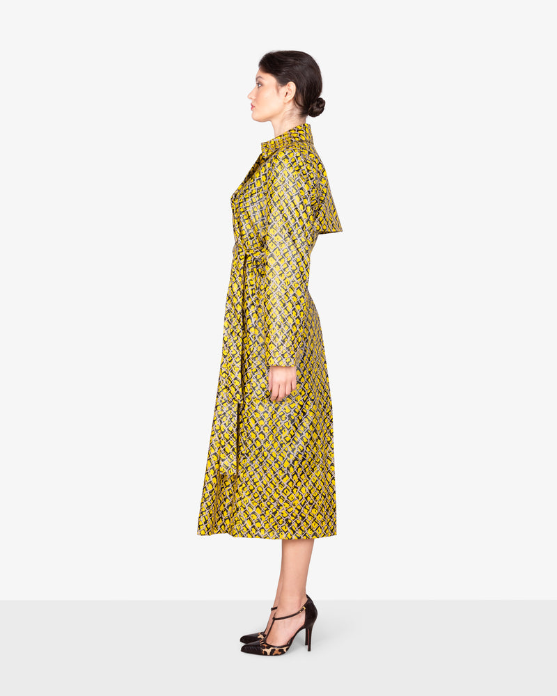 Trenchcoat mit Motivprint