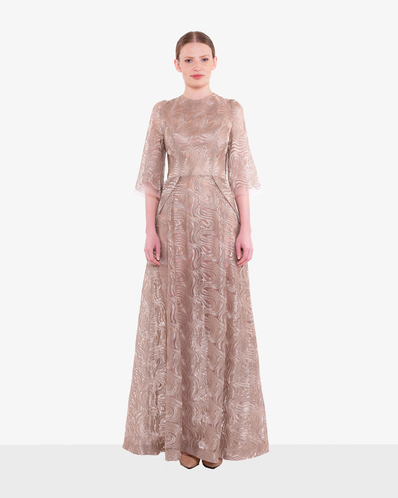 JCH Atelier - Langes Kleid mit Schößchen
