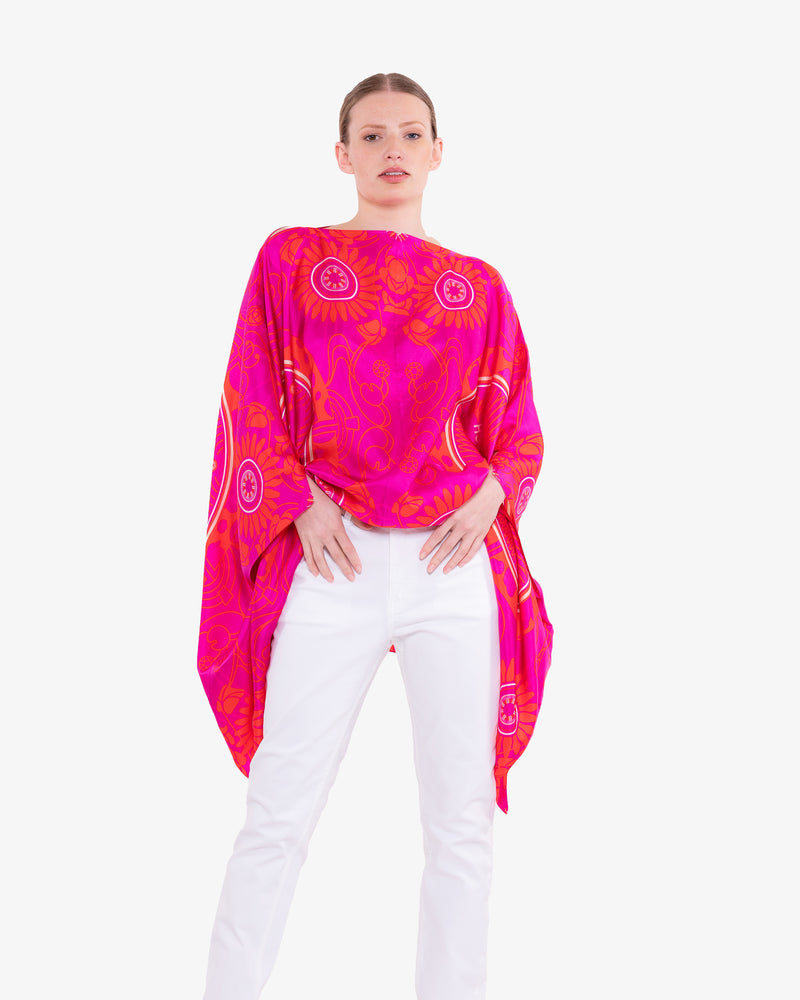 JCH Atelier - Tunic-Top with motif print