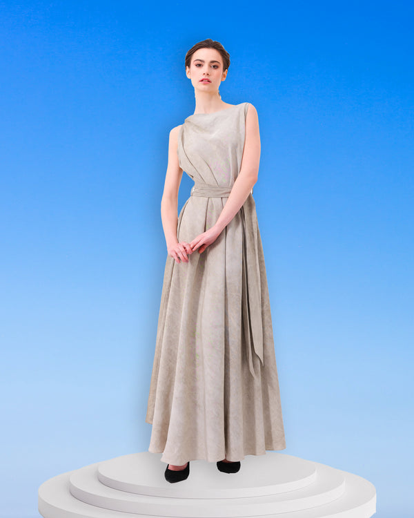 Long linen dress