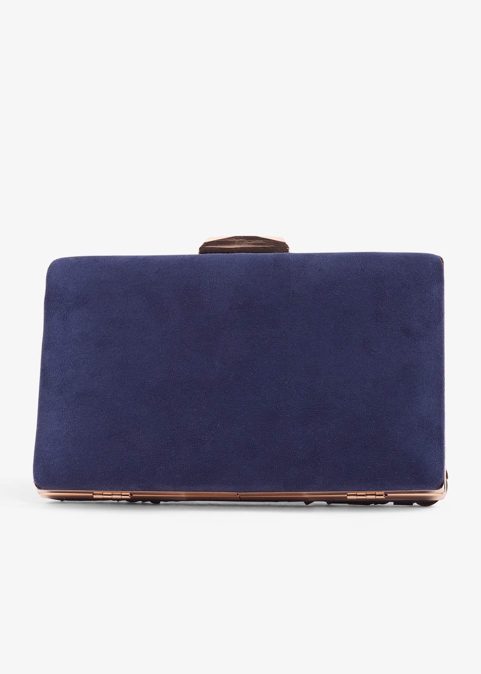 Embroidered clutch