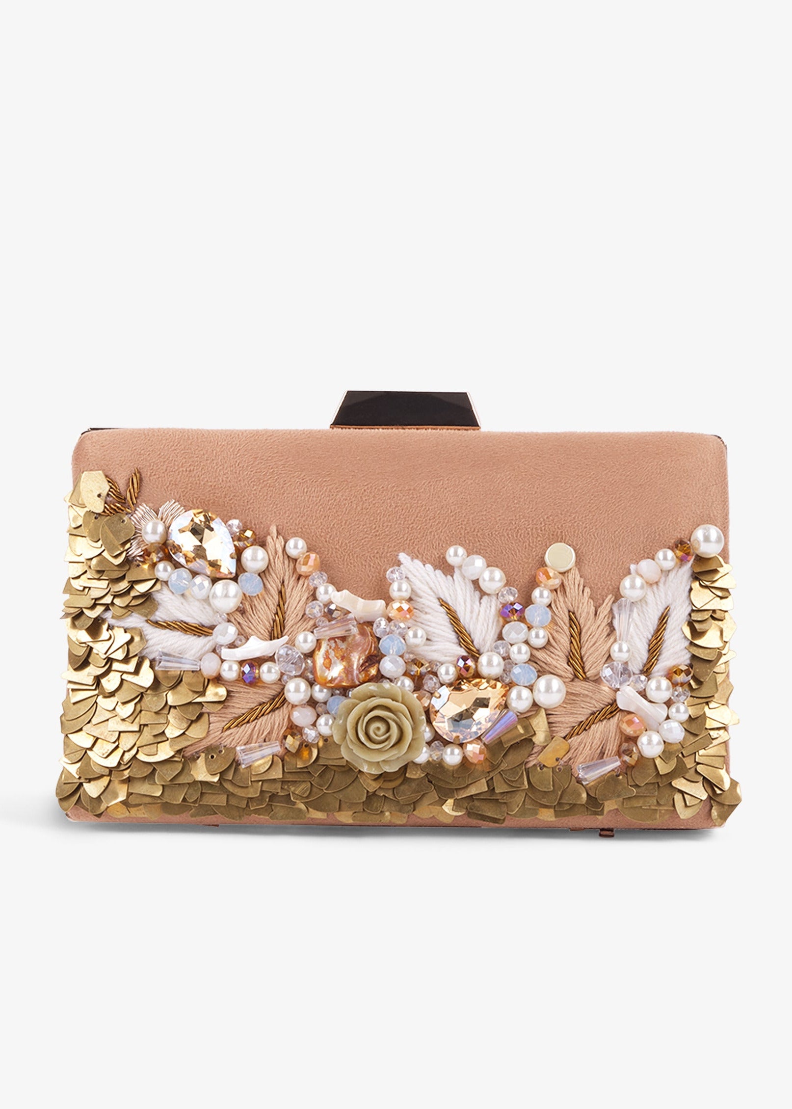 Bestickte Clutch