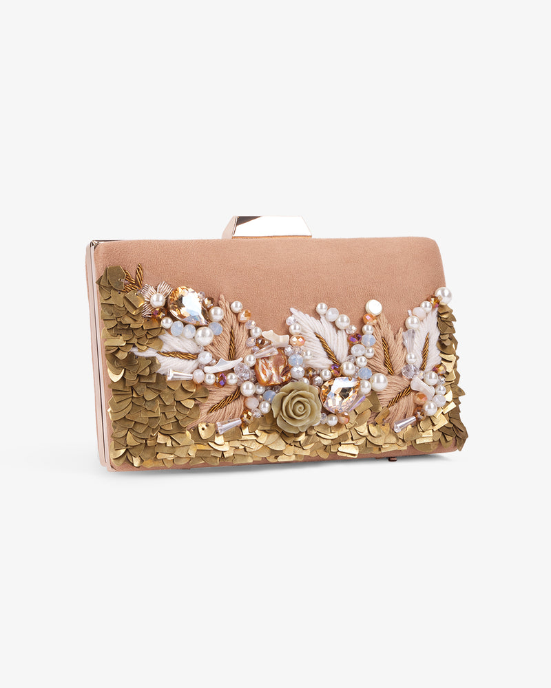 Bestickte Clutch