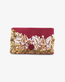 Bestickte Clutch