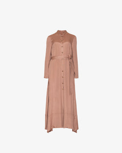 Long silk dress