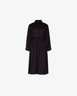 Dress made of stretch cotton satin