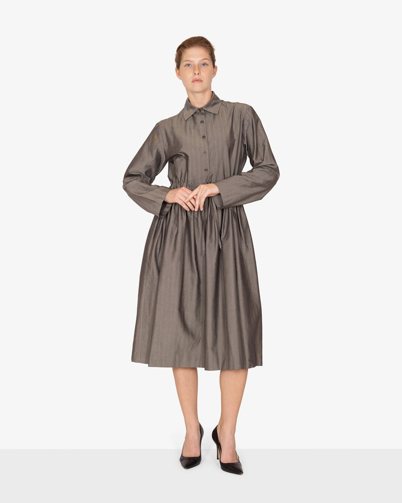Dress made of fine twill