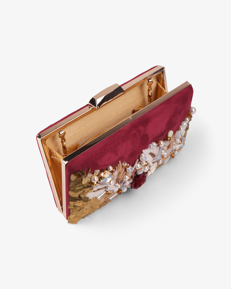 Bestickte Clutch