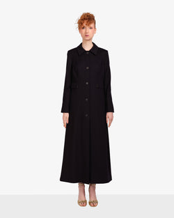 Midnight blue cashmere coat