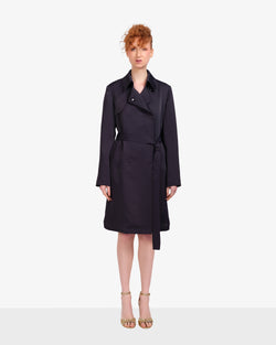 Midnight blue trench coat