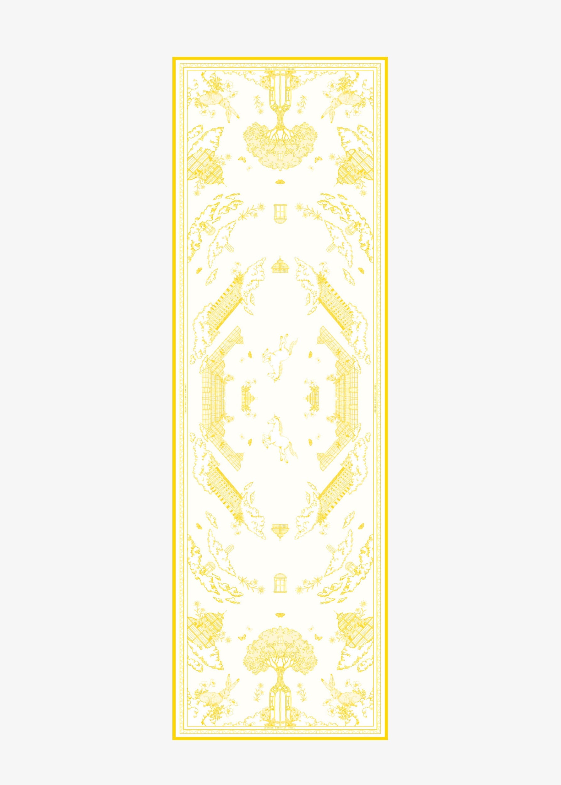 Silk scarf 70 x 220