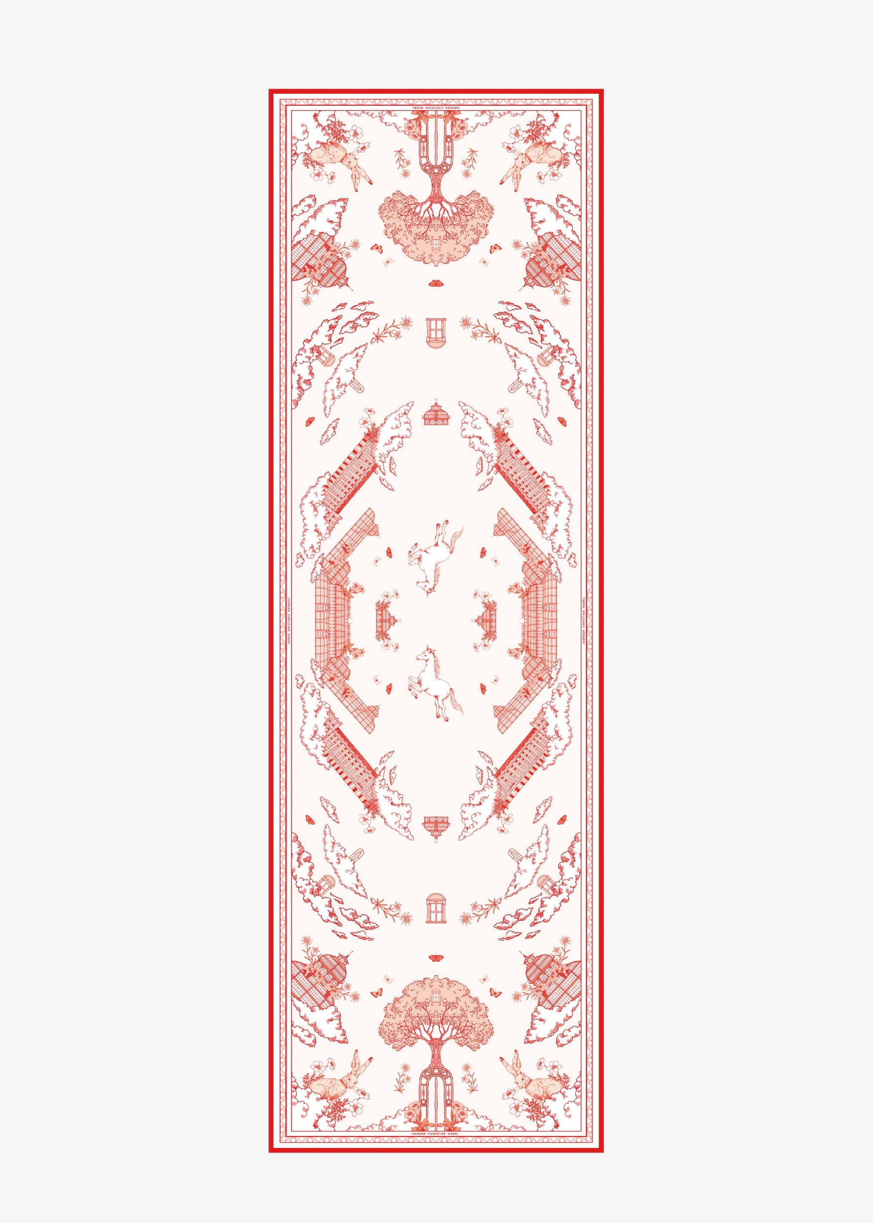 Silk scarf 70 x 220