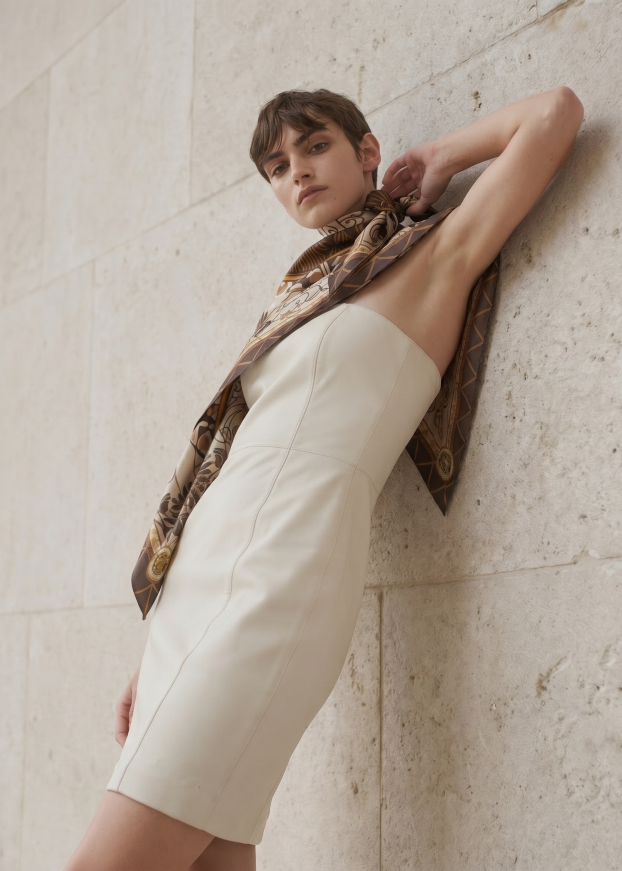 Silk scarf 90 "Vienna 03"