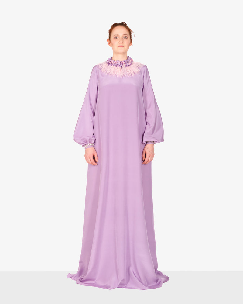 JCH Atelier - Gathered collar dress