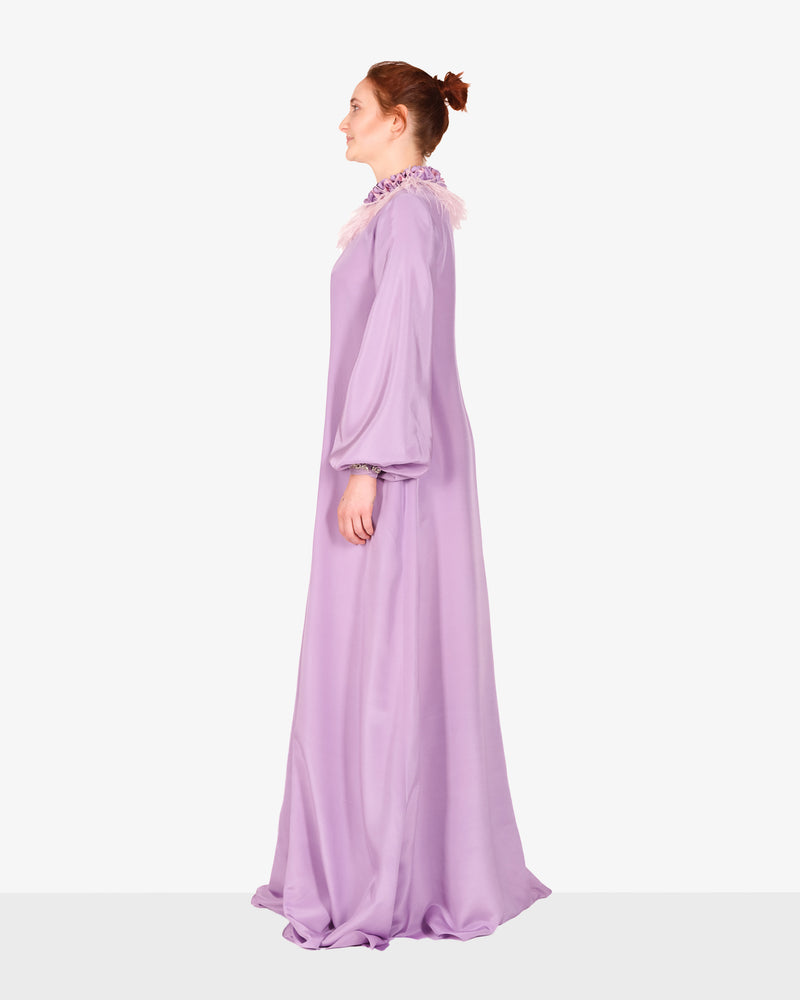 JCH Atelier - Gathered collar dress