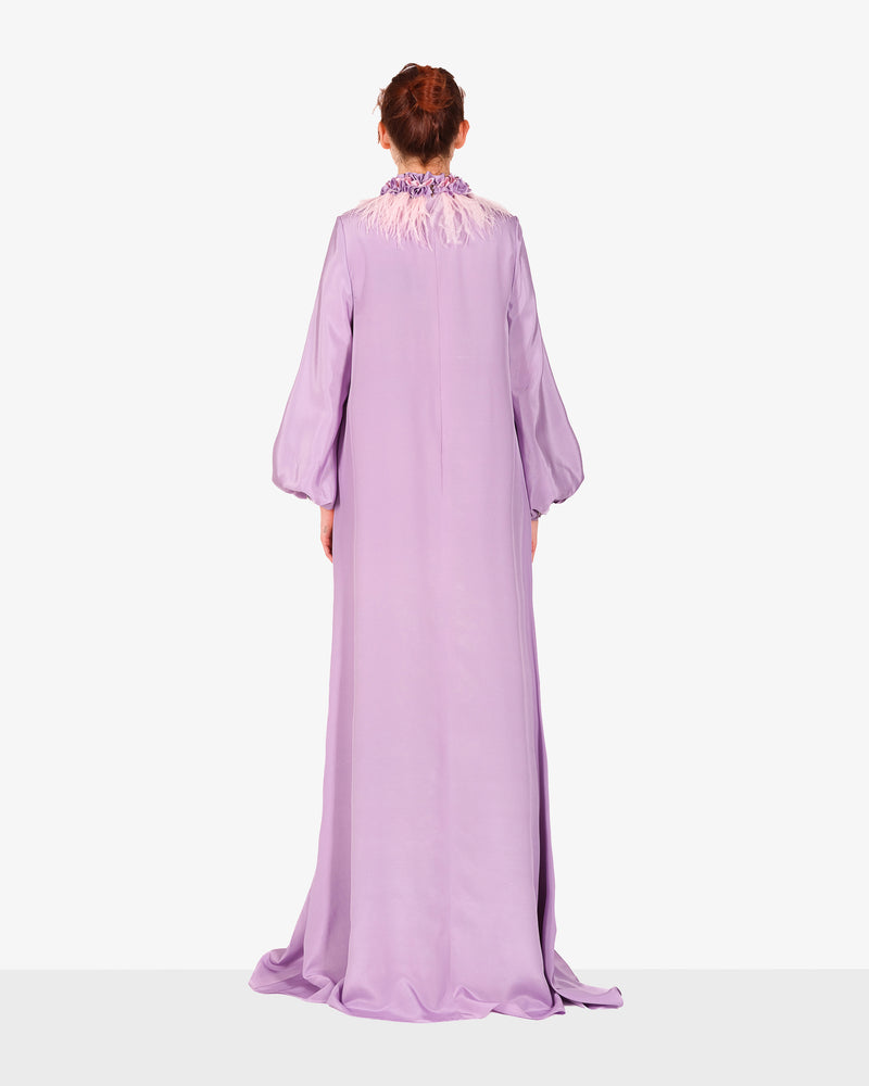 JCH Atelier - Gathered collar dress