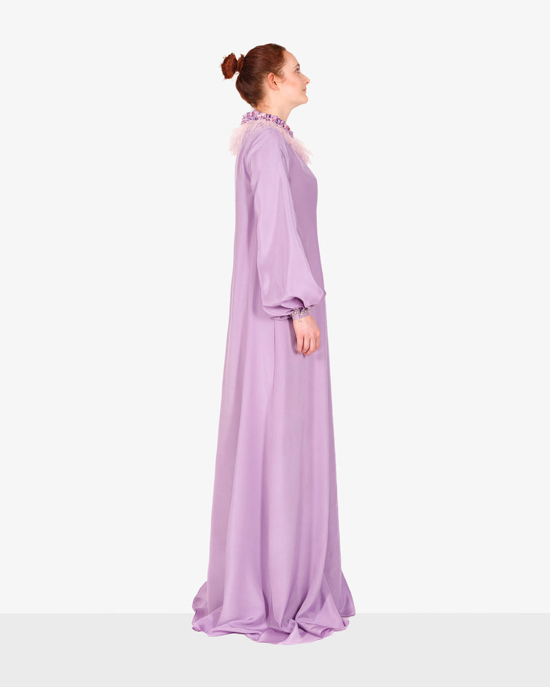 JCH Atelier - Gathered collar dress