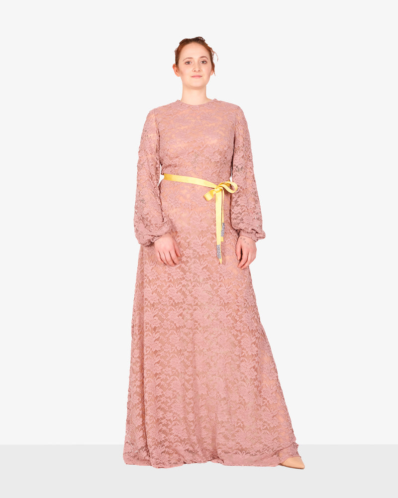 JCH Atelier - Dress made of "shimmering" velvet