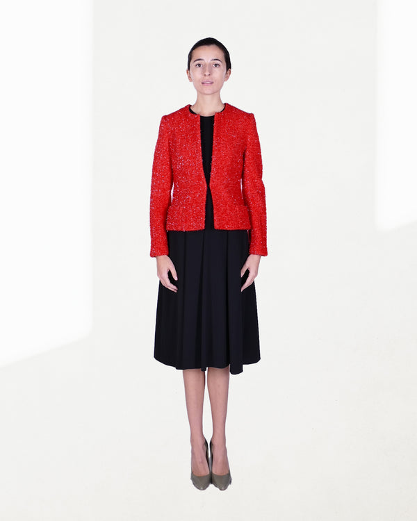 Elegant jacket in wool lurex