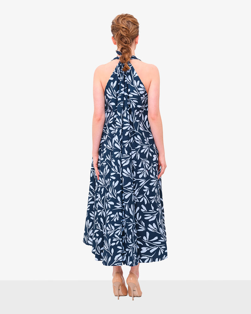 EASY-midi dress with floral print