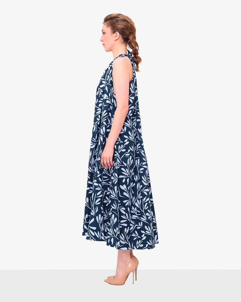 EASY-midi dress with floral print