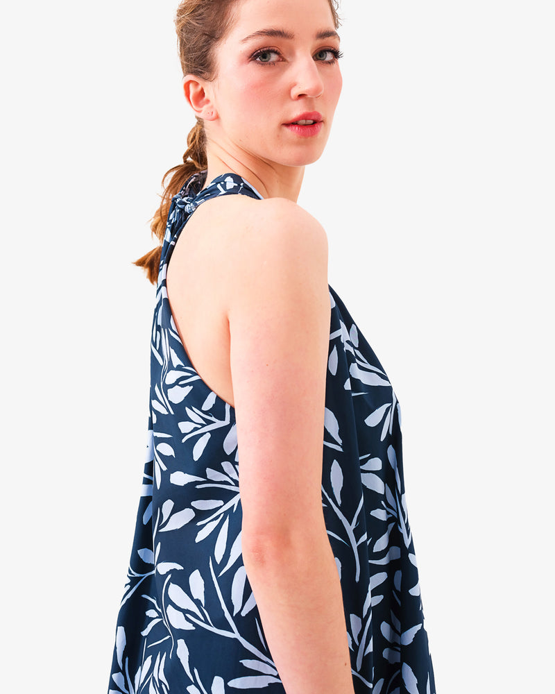 EASY-midi dress with floral print