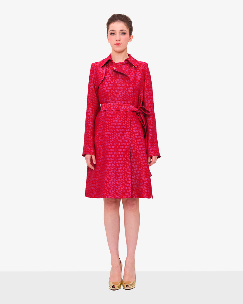 Trenchcoat aus JCH-Jacquard