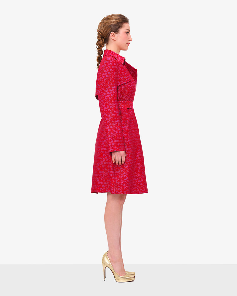 Trenchcoat aus JCH-Jacquard
