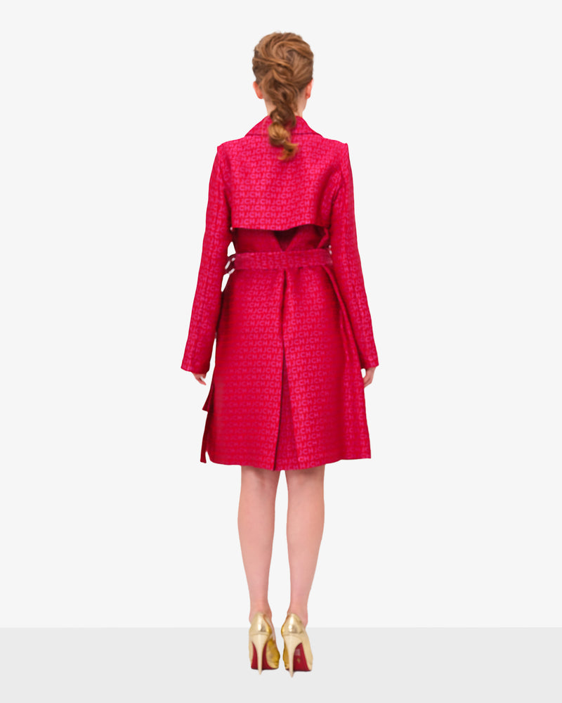 Trenchcoat aus JCH-Jacquard