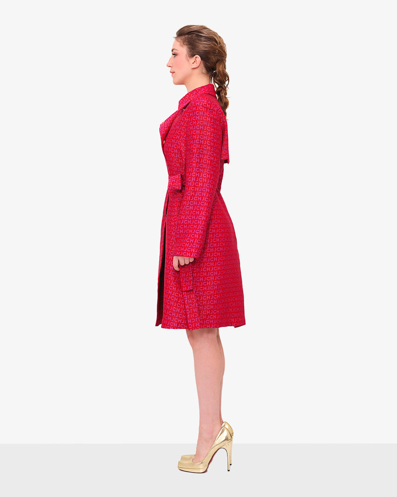 Trenchcoat aus JCH-Jacquard
