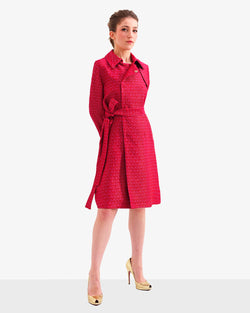 Trenchcoat aus JCH-Jacquard