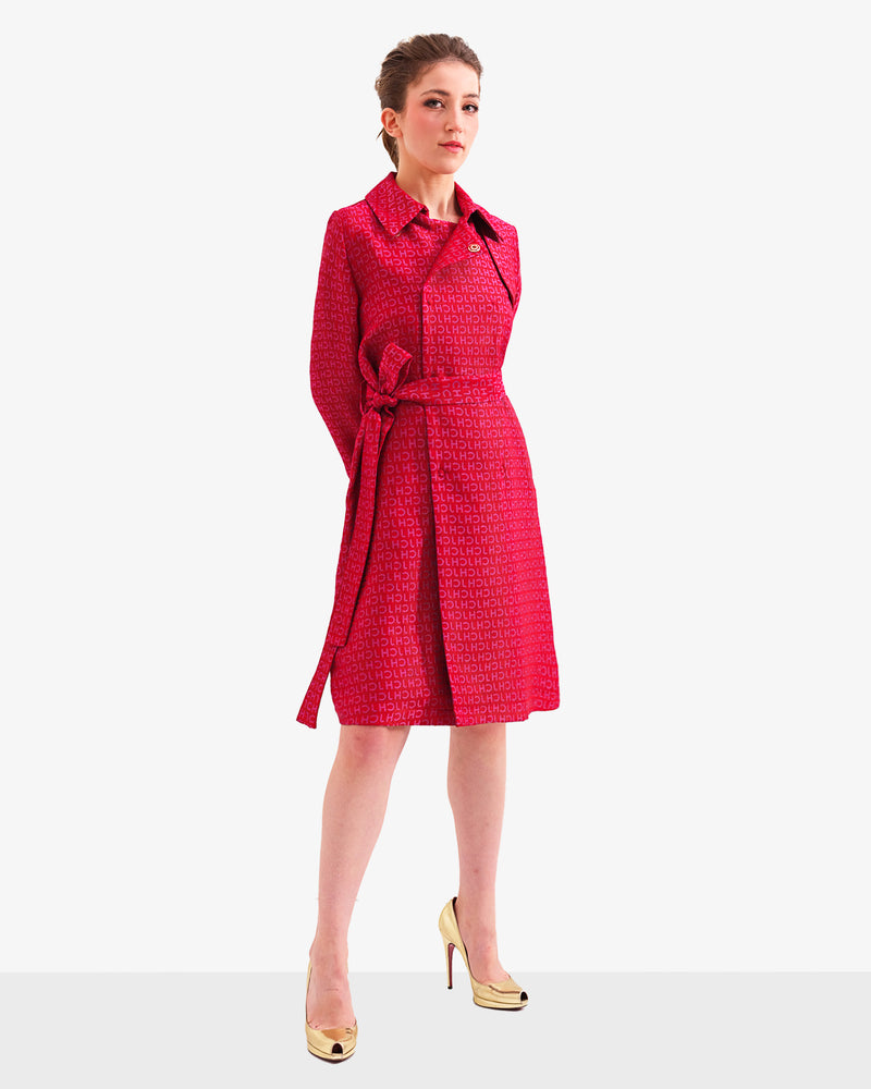 Trenchcoat aus JCH-Jacquard
