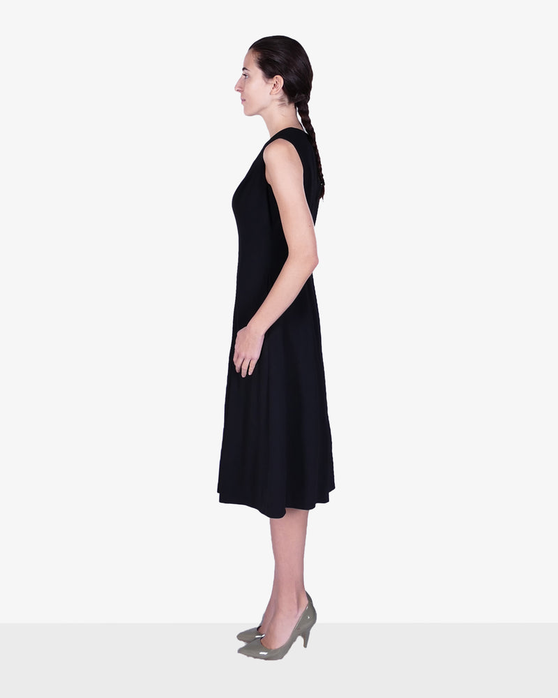 Dress with sophisticated folds