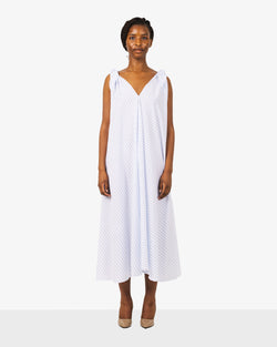 Dress EASY-Midi in summery fresh white