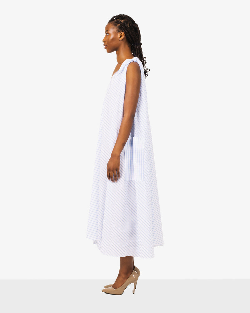 Dress EASY-Midi in summery fresh white