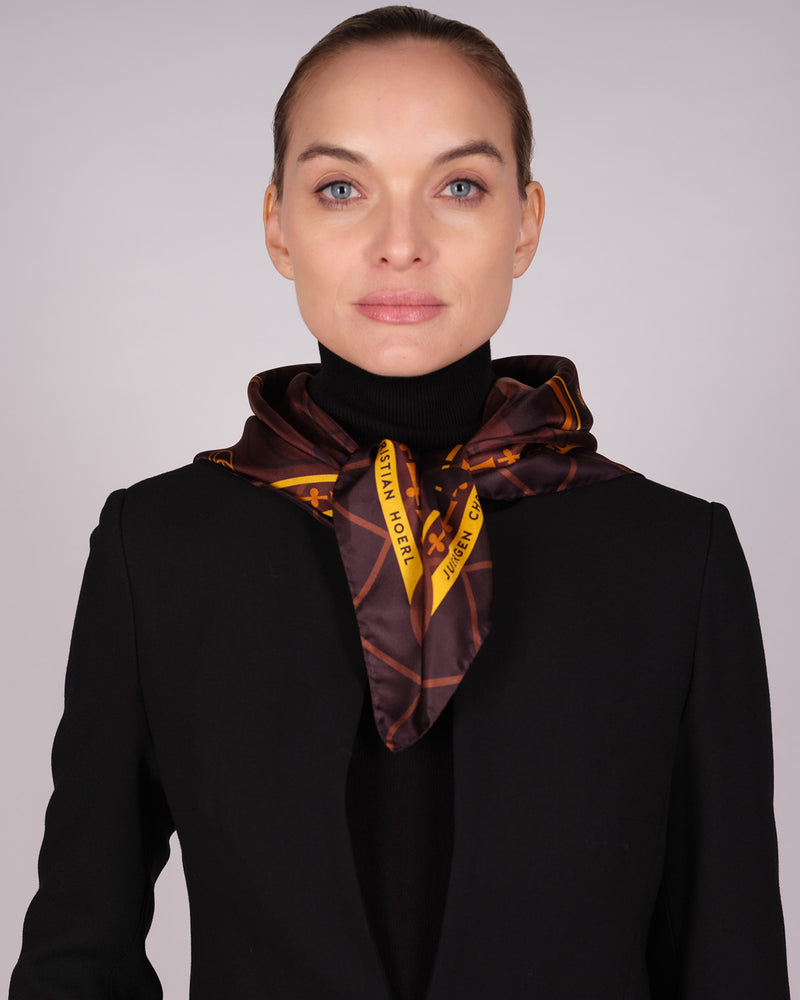 Silk scarf 90 "Vienna 02"